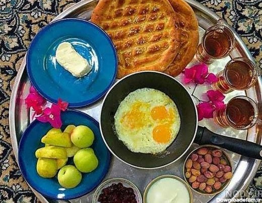 عکس سفره صبحانه سنتی