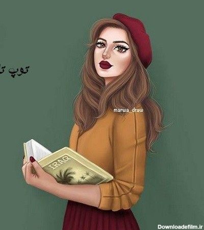 عکس های دخترانه کارتونی پروفایل