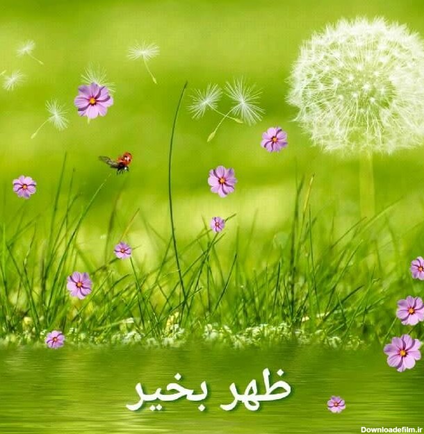 عکس نوشته ظهر بخیر زمستانی