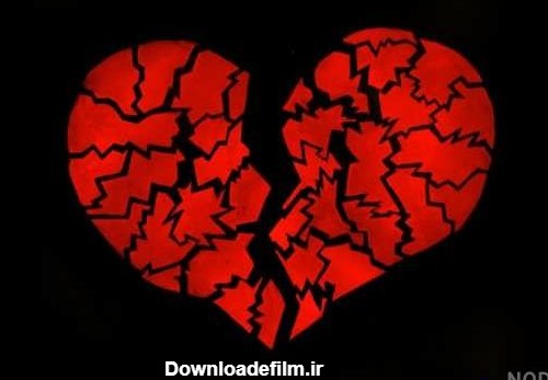 عکس قلب سیاه برای پروفایل