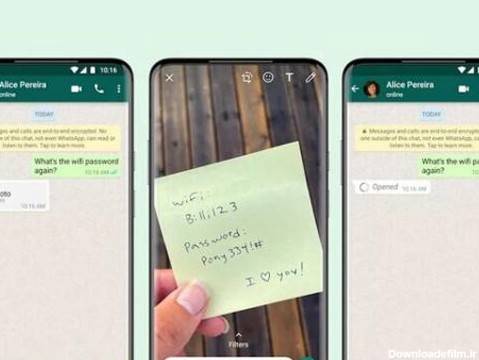 عکس های یکبار مصرف واتساپ