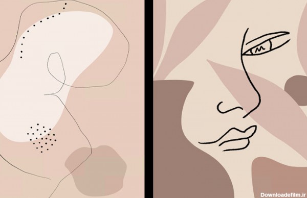 عکس سفید طرح دار دخترانه