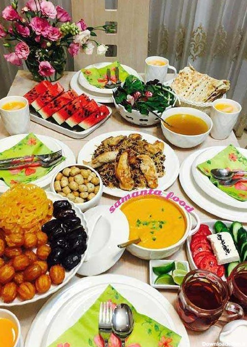 عکس از افطاری ماه رمضان