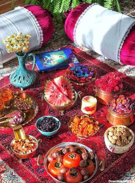 عکس شب یلدا کرسی