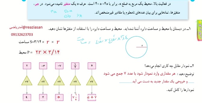 عکس ریاضی هفتم صفحه ۱