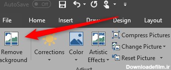 حذف تصویر پس زمینه در ورد