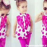 عکس لباس شیک دختر بچه