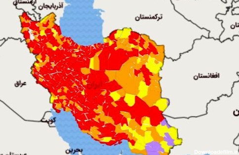 عکس کویر لوت در نقشه