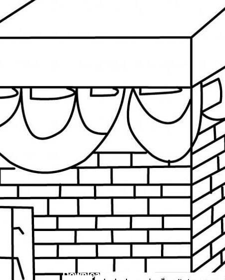 نقاشی خانه خدا آسان