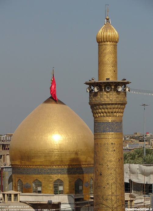 عکس گنبد و بارگاه امام حسین