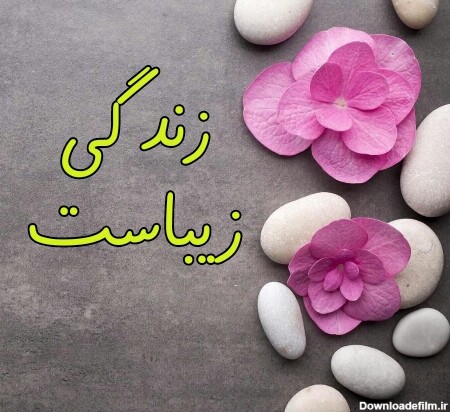 عکس نوشته پروفایل درباره زندگی