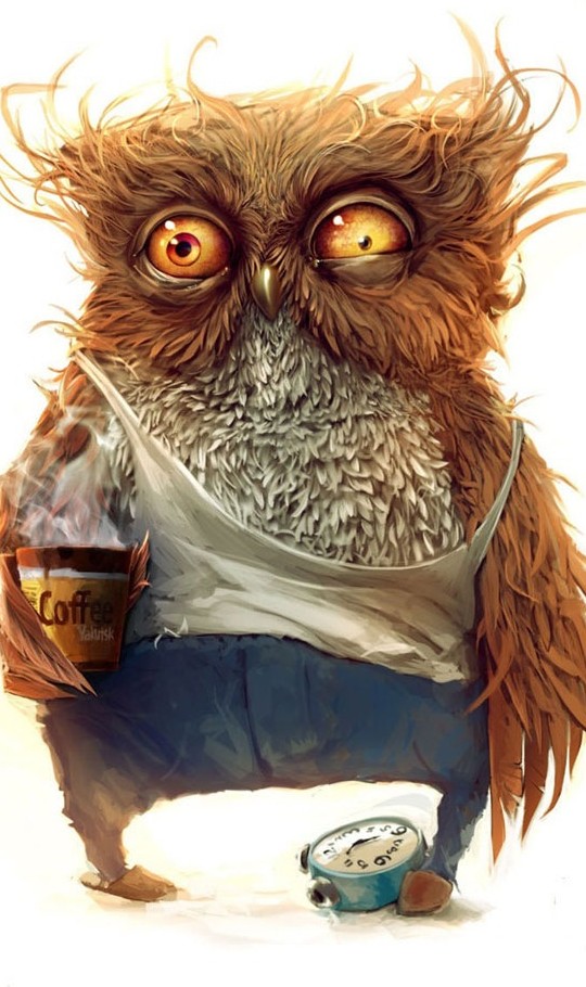 عکس عمو جغد شاخدار