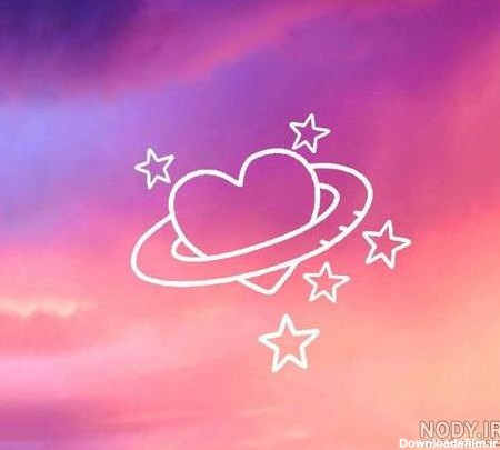 تصویر زمینه قلب رنگی