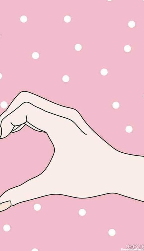 تصویر زمینه قلب صورتی