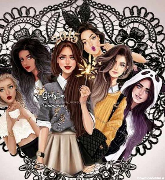 عکس پروفایل دخترانه گروهی
