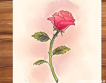 عکس طراحی زیبای گل