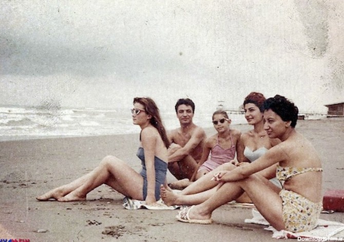 عکس های لب دریا قبل انقلاب