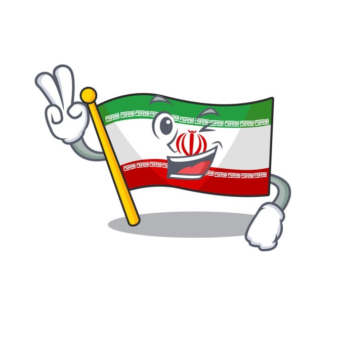 عکس پرچم ایران نقاشی