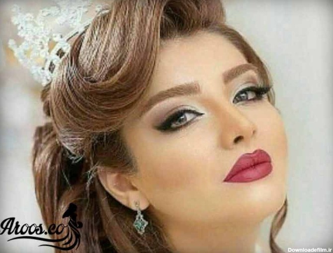 عکس عروس با ارایش