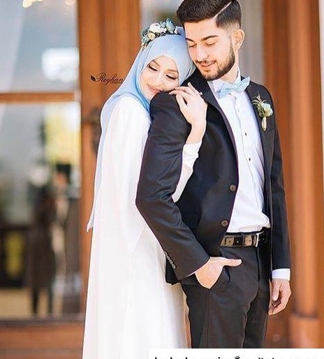 عکس عاشقانه دختر با حجاب