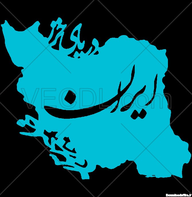 عکس نقشه ایران کوچک