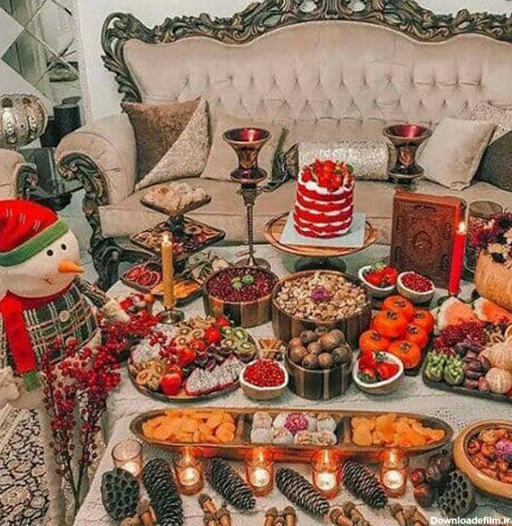 عکس وسایل شب یلدا برای عروس