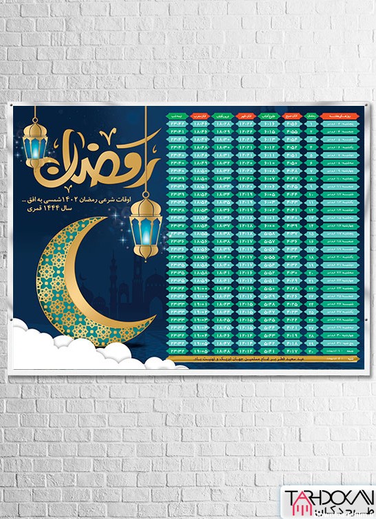 عکس نوشته ماه رمضان 1402