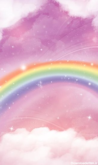 عکس آسمان صورتی و بنفش