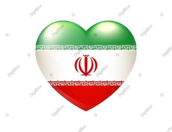 عکس از پرچم ایران زیبا