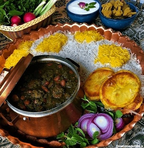 عکس غذای رستوران سنتی