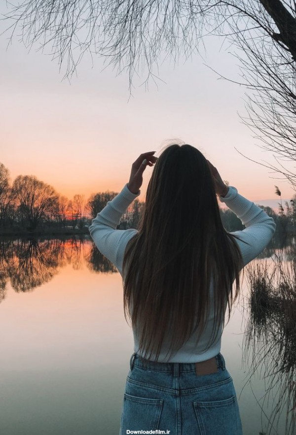 عکس دختر که صورت معلوم نباشه