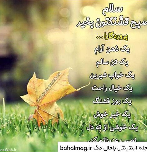 عکس نوشته ی صبح بخیر زیبا