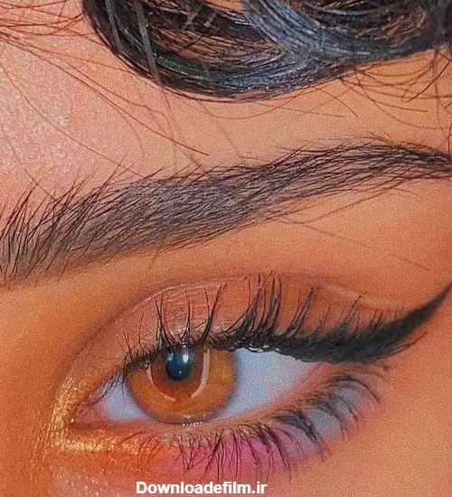 عکس دختر چشم ابی طبیعی